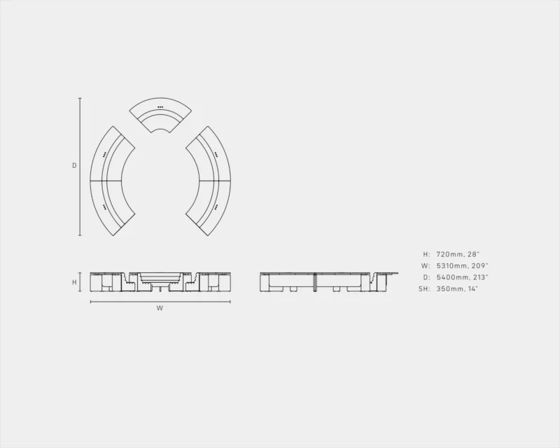 PARLAMENT dimensions