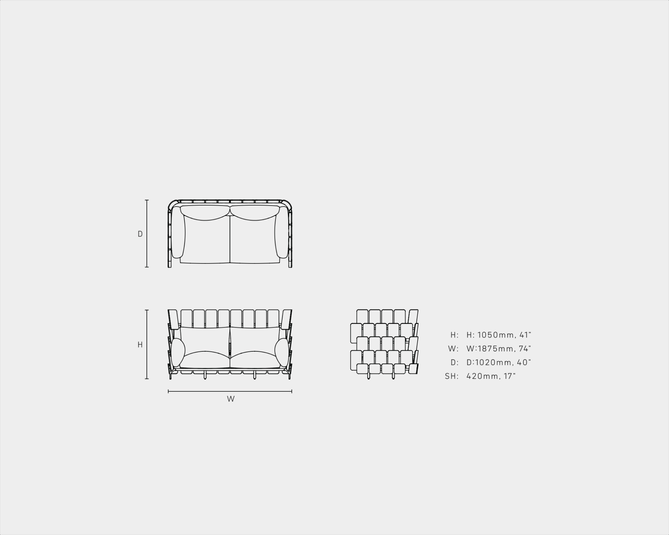 PIGNA dimensions