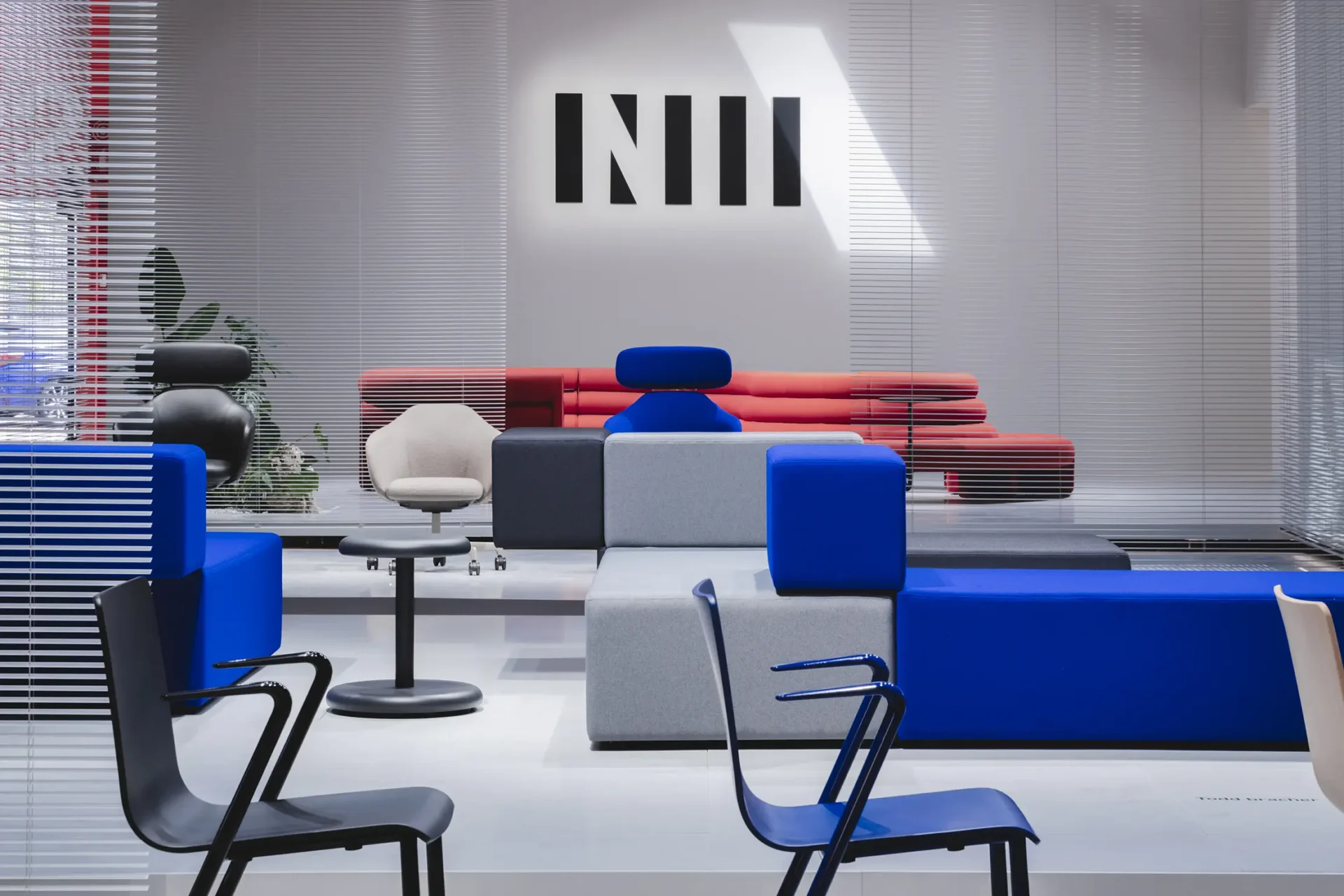 The venue is Hall 22, which features famous brands such as Kartell. Photo: OOKI JINGU